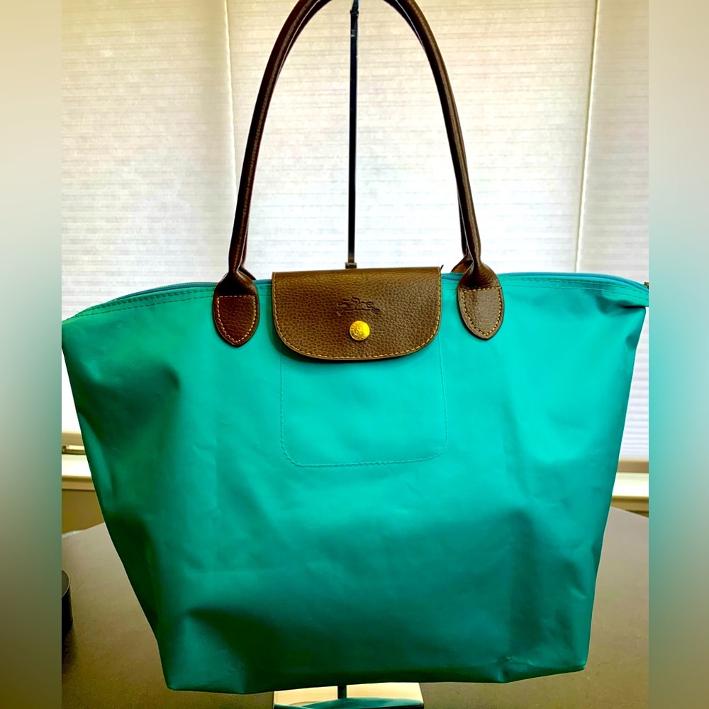Longchamp Tote Nylon and Leather (Large)